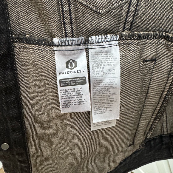 Levi's Men's Charcoal Denim Jacket size M - Picture 2 of 4